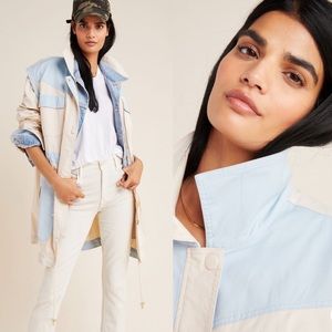 NWT Anthro colorblock anorak utility jacket